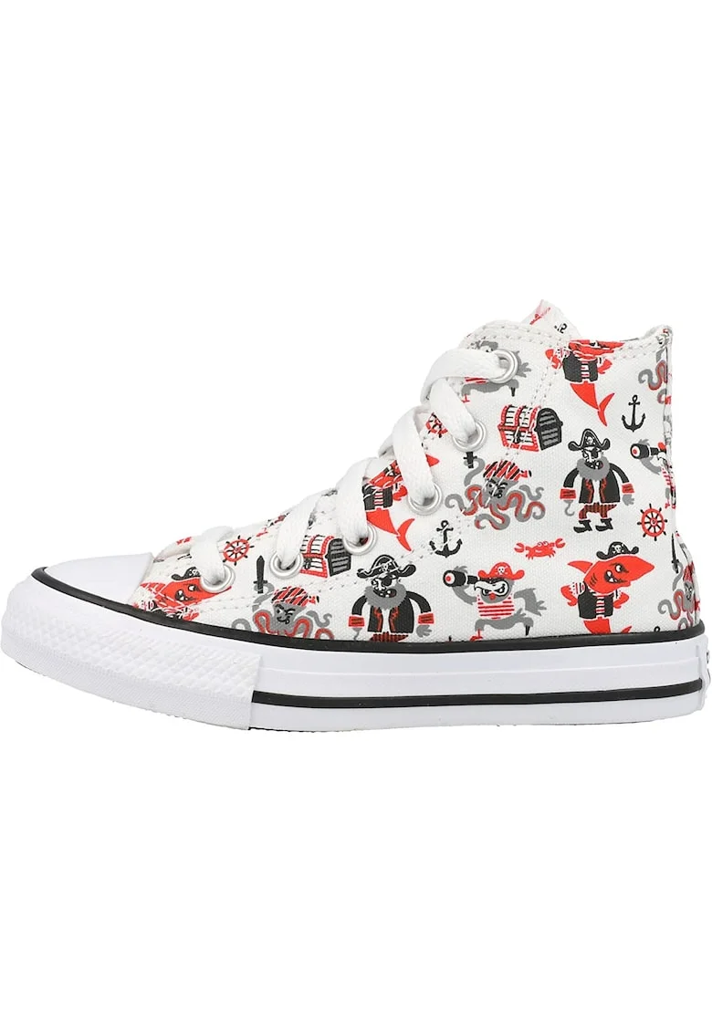 Pantofi sport copii,  Chuck Taylor All Star, Sintetic, Alb,