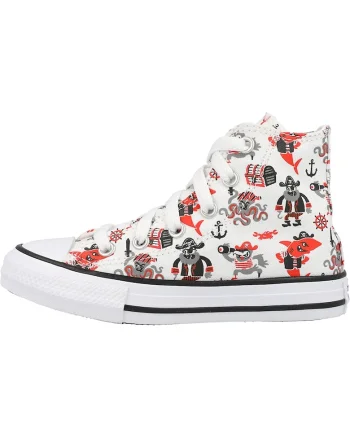 Pantofi sport copii,  Chuck Taylor All Star, Sintetic, Alb,