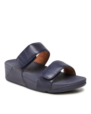 Sandale dama,  302571277, Albastru, Piele naturala,