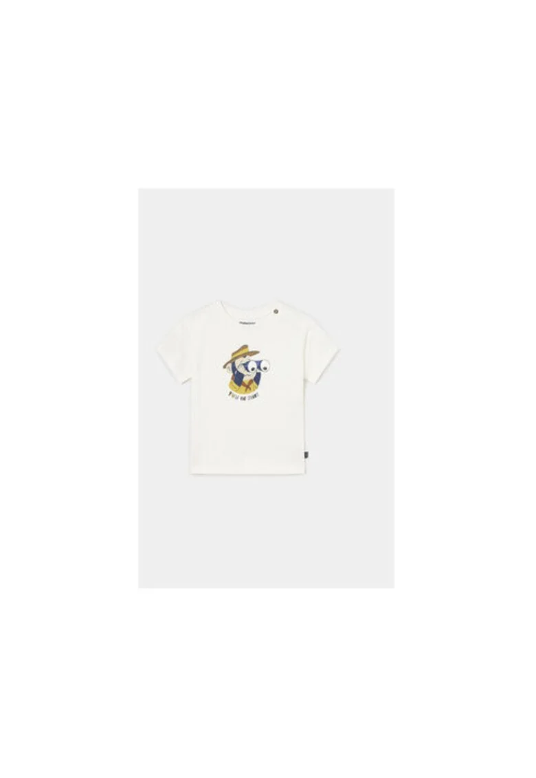 Tricou copii,  854140, Ecru, Bumbac,