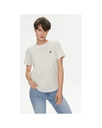 Tricou dama,  593056, Ecru, Bumbac,