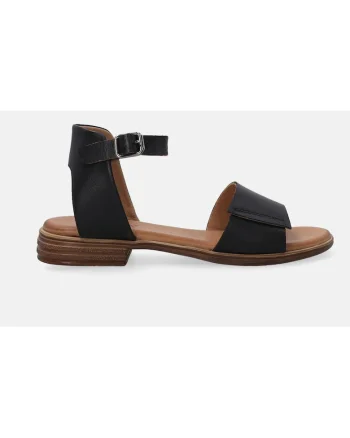 Sandale de piele uni cu bareta pe glezna A023LEBLOBS118
