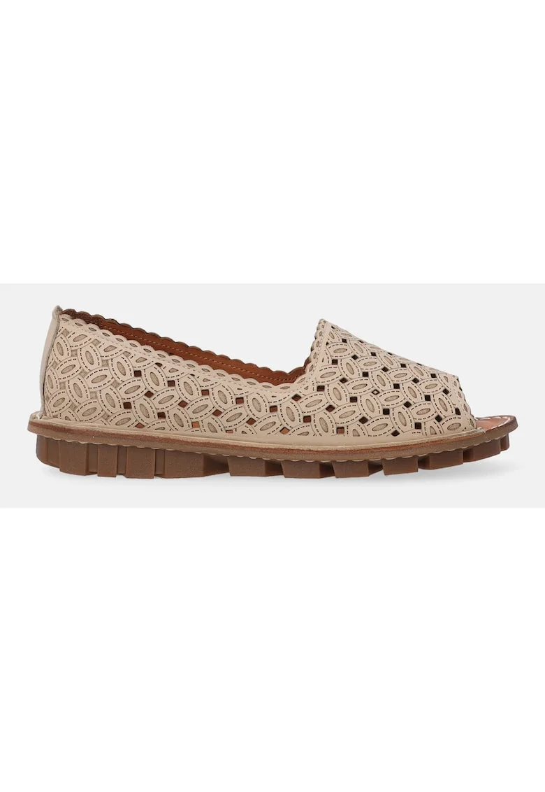 Espadrile cu varf rotund