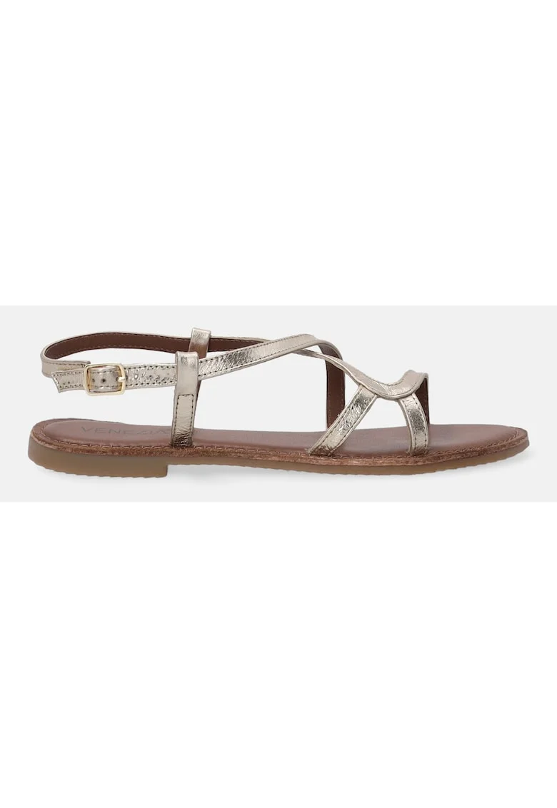 Sndale din piele cu barete multiple