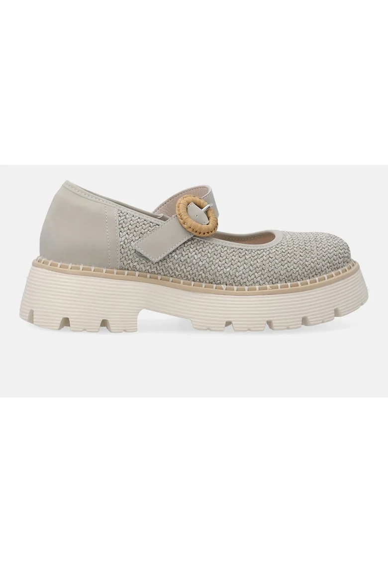 Pantofi Mary-Jane cu talpa masiva