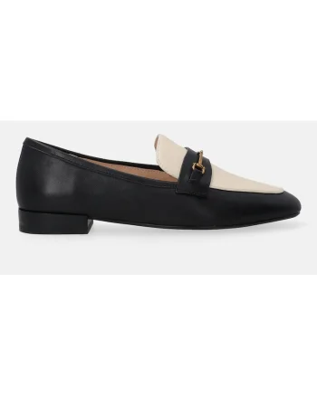 Pantofi loafer din piele aplicatie metalica