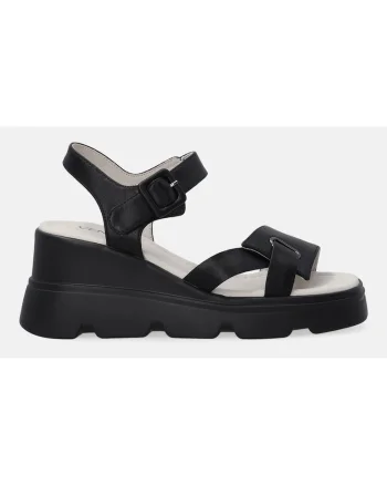 Sandale de piele cu platforma
