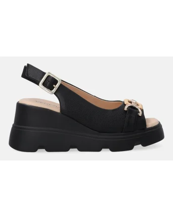 Sandale din piele cu detaliu metallic