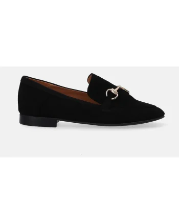 Pantofi loafer uni din piele intoarsa