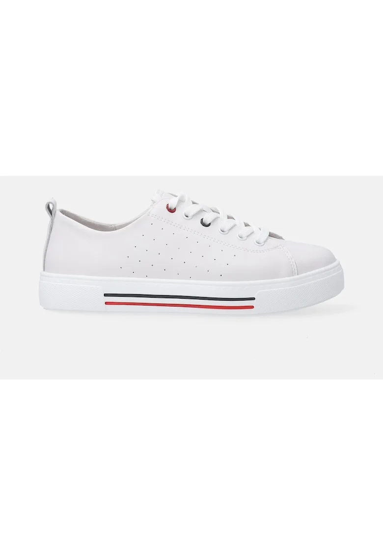 Pantofi sport din piele cu perforatii