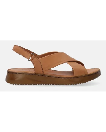 Sandale din piele naturala cu bareta velcro