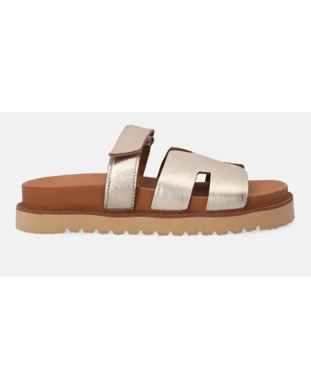 Papuci din piele, cu velcro