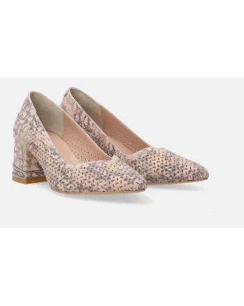 PANTOFI DIN PIELE CU MODEL