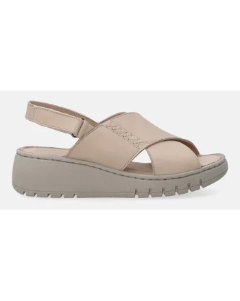 Sandale din piele cu bareta velcro