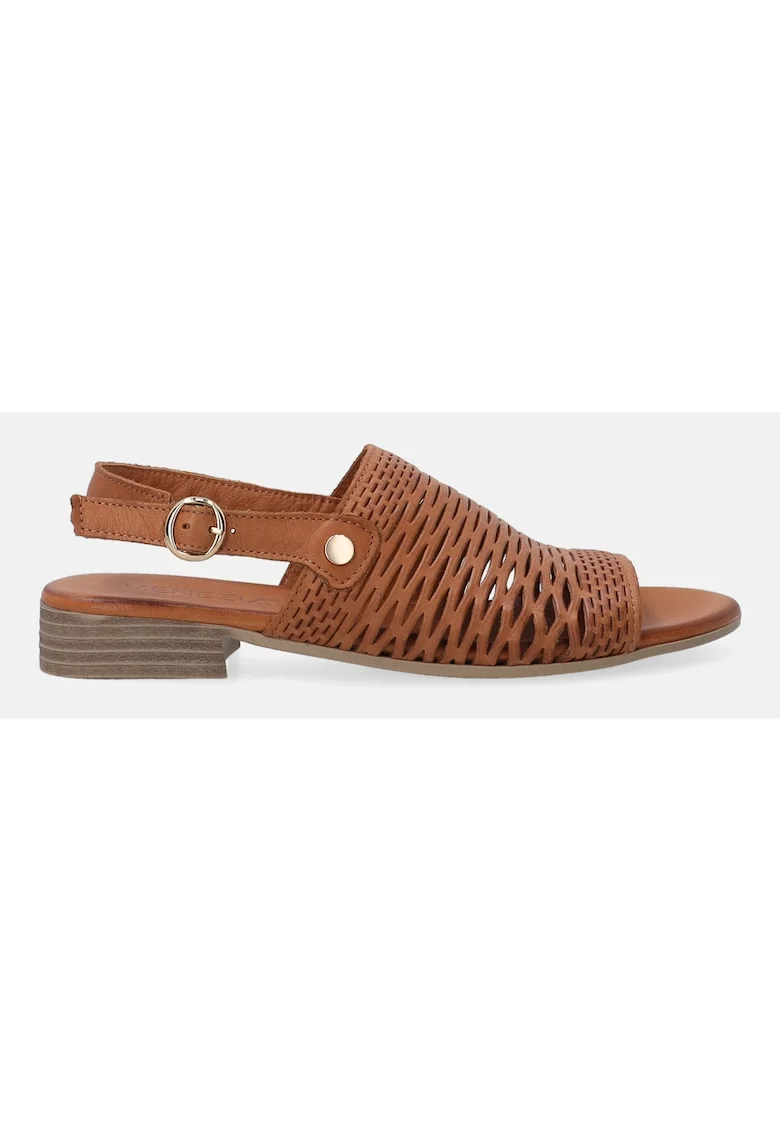 Sandale slingback din piele naturala
