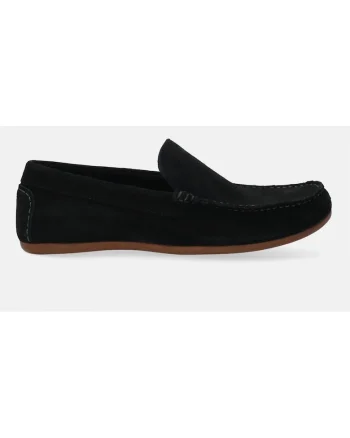 Pantofi loafer de piele intoarsa