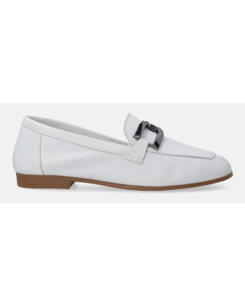 Pantofi loafer din piele naturala cu detalii metalice