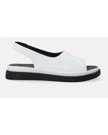 Sandale slingback din piele