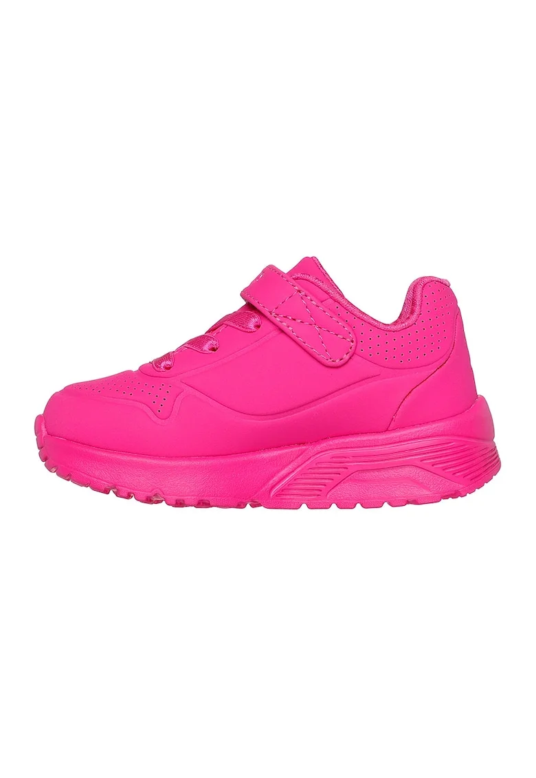 Pantofi sport Uno Lite de piele ecologica cu velcro, Fucsia