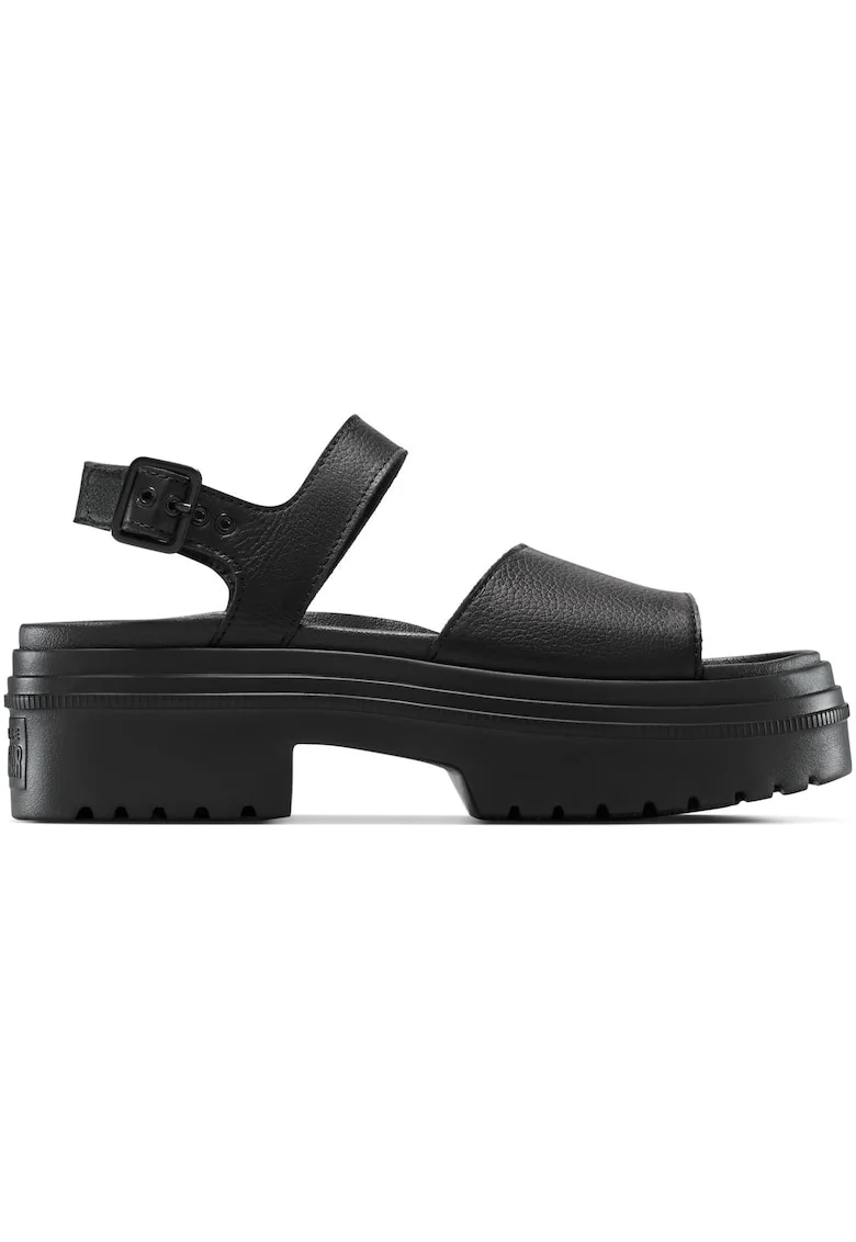 Sandale unisex  Chuck Tlr As Lugged Heel Sandal, Negru