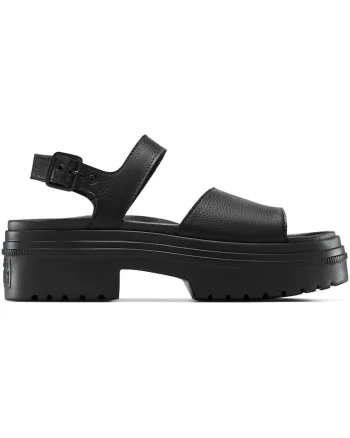Sandale unisex  Chuck Tlr As Lugged Heel Sandal, Negru