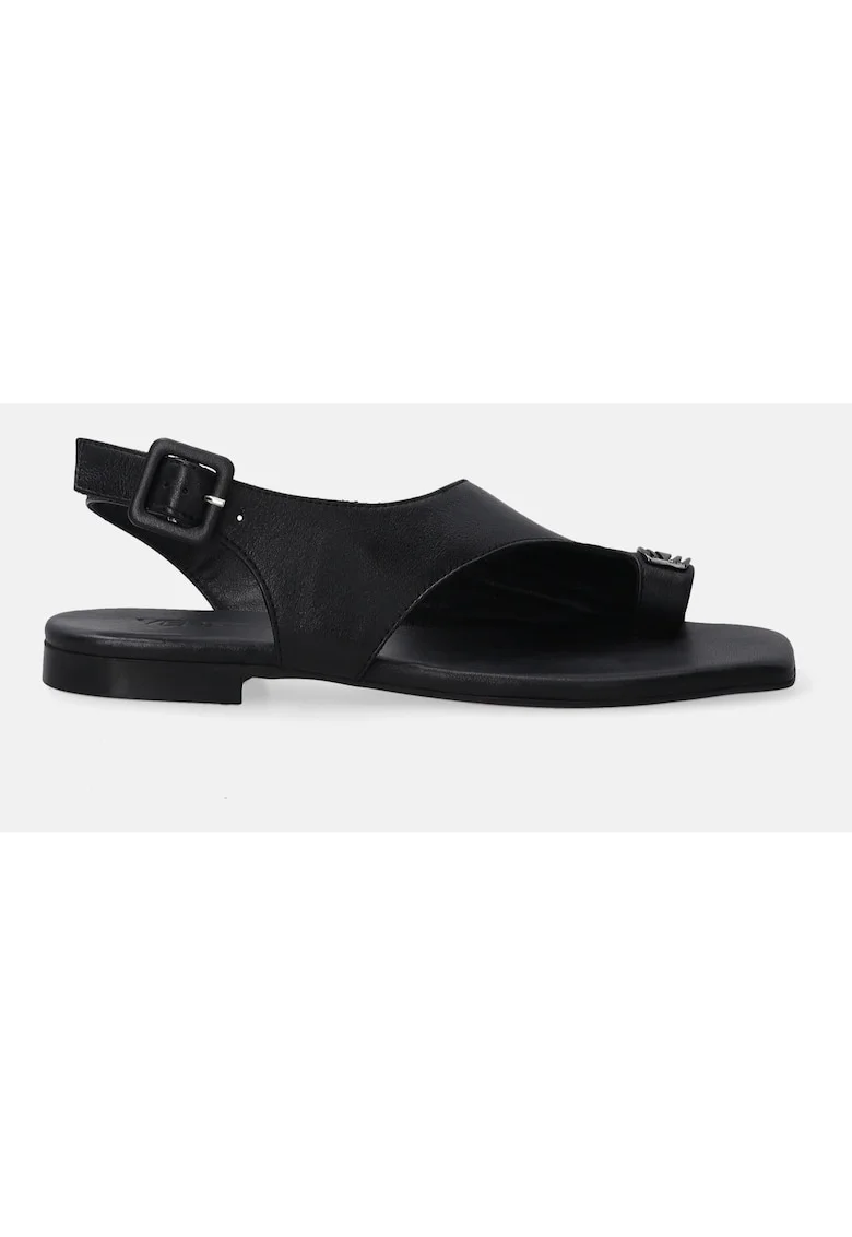Sandale de piele cu bareta pe deget