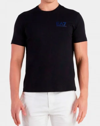 Tricou din bumbac cu logo pe piept,
