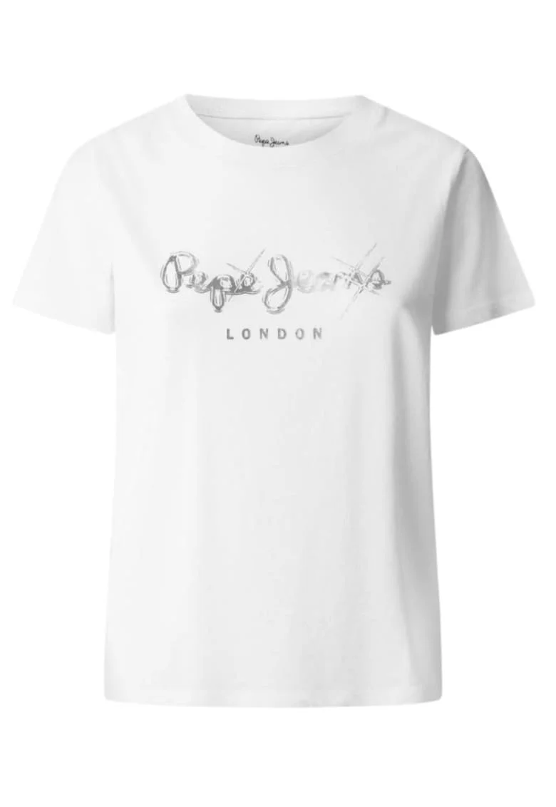 Tricou din amestec de bumbac cu logo