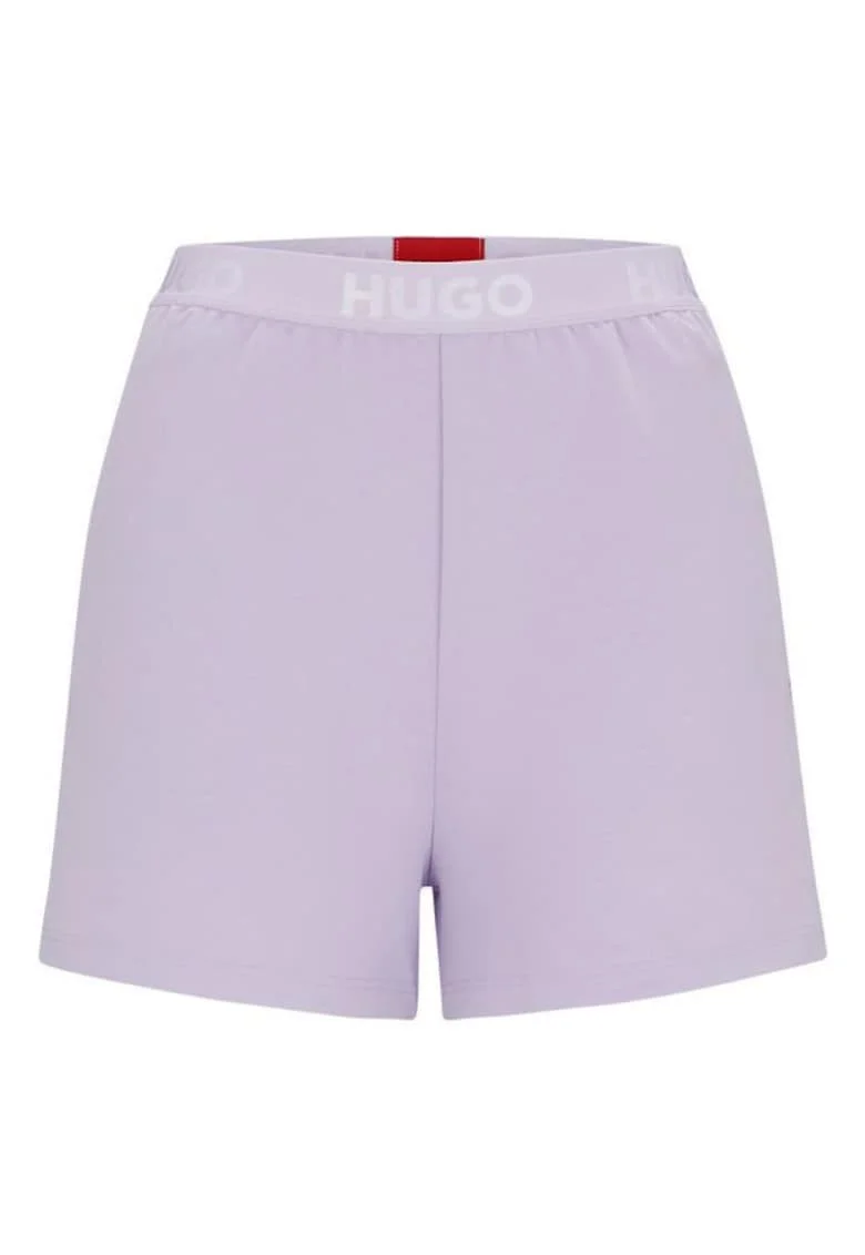 Pantaloni scurti cu banda logo in talie 50520498 531