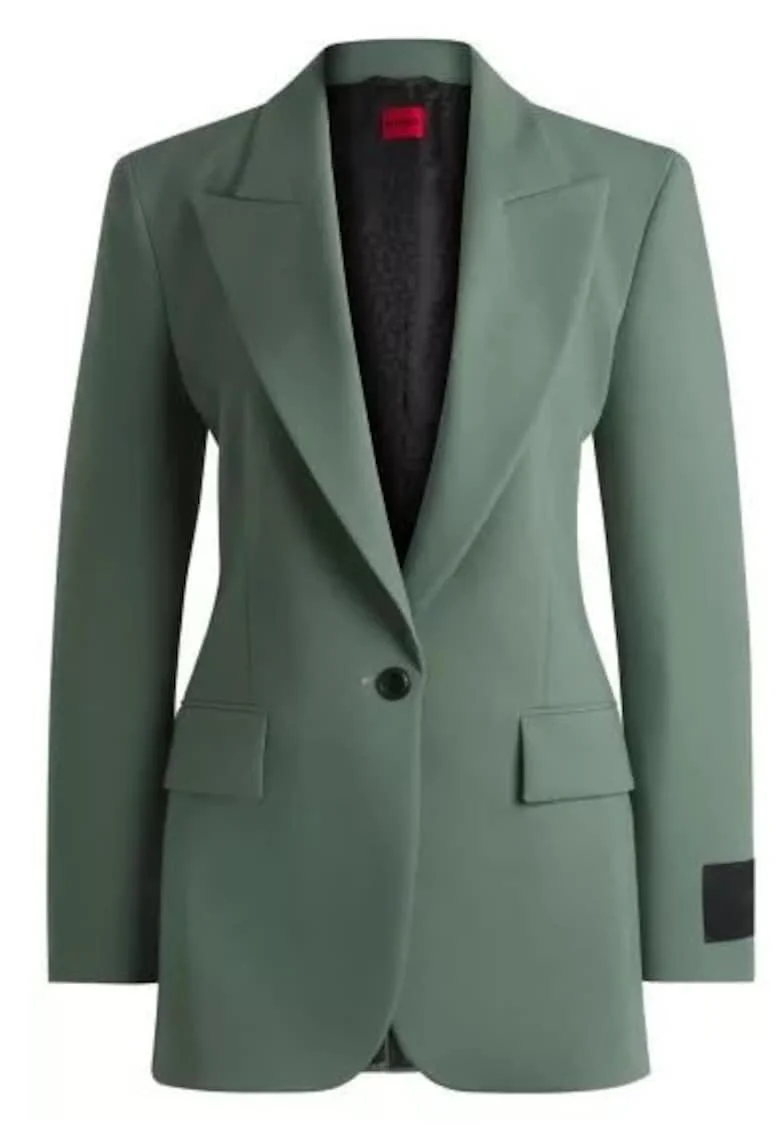 Sacou dama 50530473,  Poliester/Viscoza, Verde