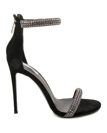 Heeled sandals women  TERISA, Negru
