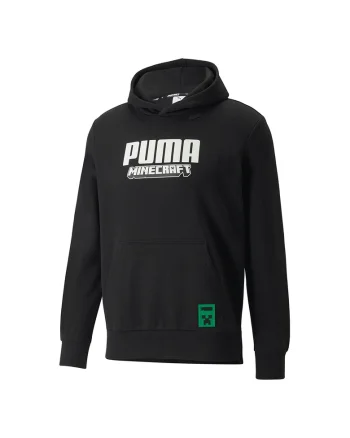 Hanorac cu logo MINECRAFT, Alb/Verde/Negru