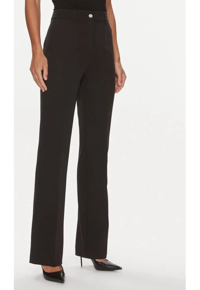Pantaloni dama,  396992, Negru, Poliester
