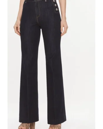 Blugi New Faye W4RA0P D2QU1 Bleumarin Relaxed Fit, Bumbac