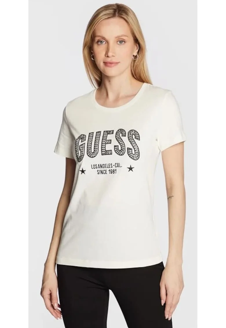 Tricou dama  Bumbac, Alb,