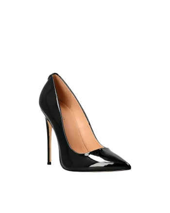 Pantofi eleganti cu toc  Piele naturala, Negru, Negru