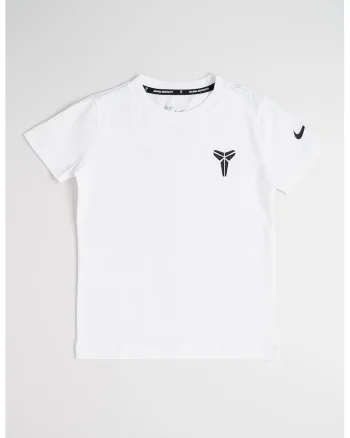 Tricou cu decolteu rotund, Alb optic