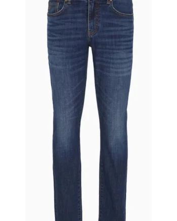 Blugi skinny cu talie medie,