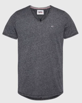 Tricou slim fit cu decolteu in V Jaspe,