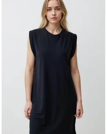 Rochie dreapta scurta, Negru stins