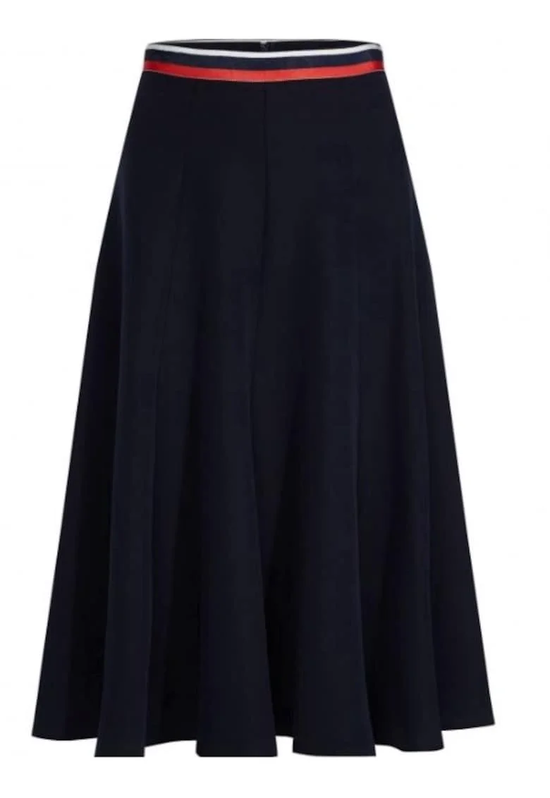 Fusta dama,  Poliester/Elastan, Bleumarin, Bleumarin