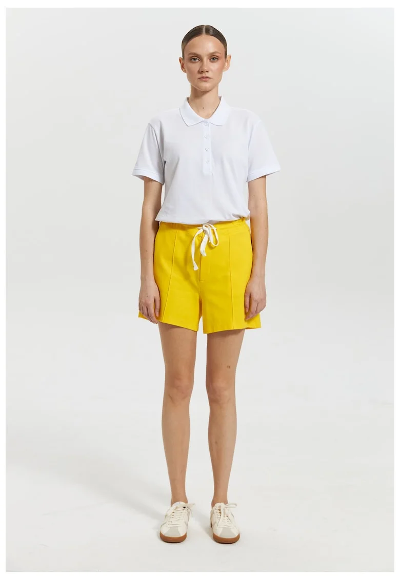 Pantaloni scurți de vară pentru dame, Galben