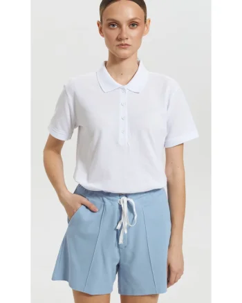 Pantaloni pentru dame, scurti, Albastru
