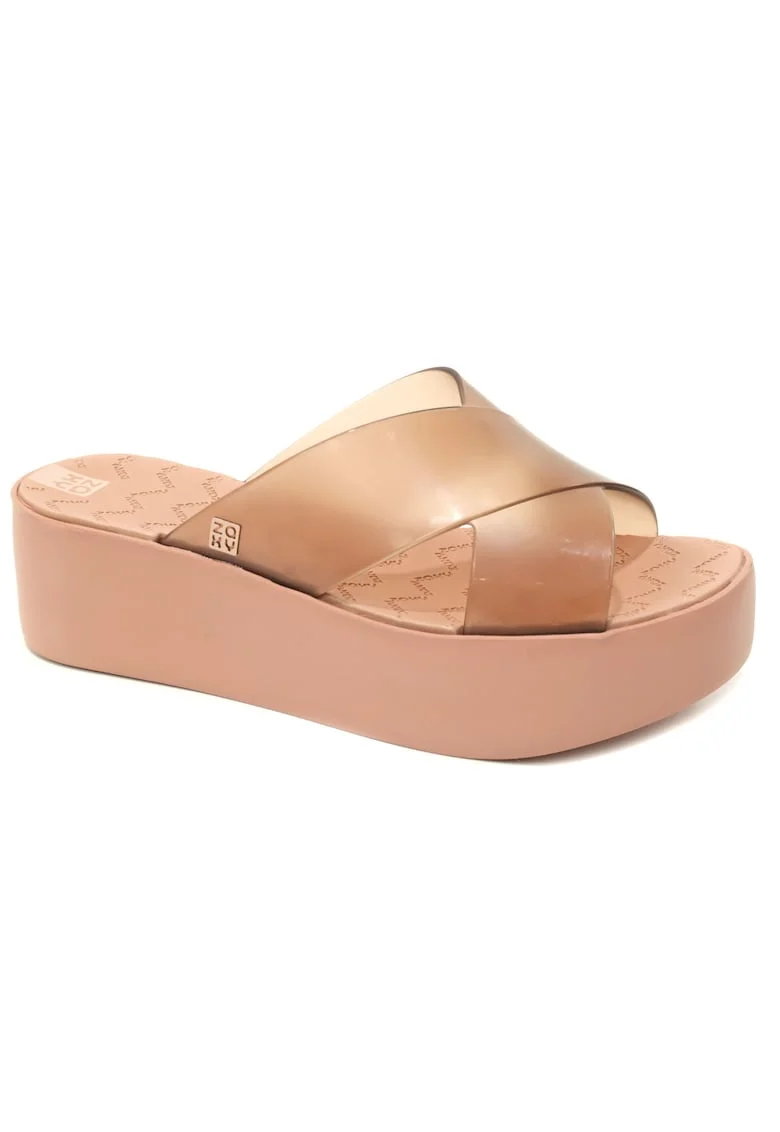 Papuci dama Wonder Tam 18095 91064, Bej