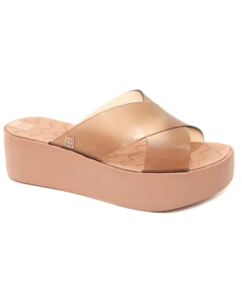 Papuci dama Wonder Tam 18095 91064, Bej