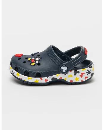Saboti slingback cu imprimeu desene animate, Rosu/Alb optic/Bleumarin