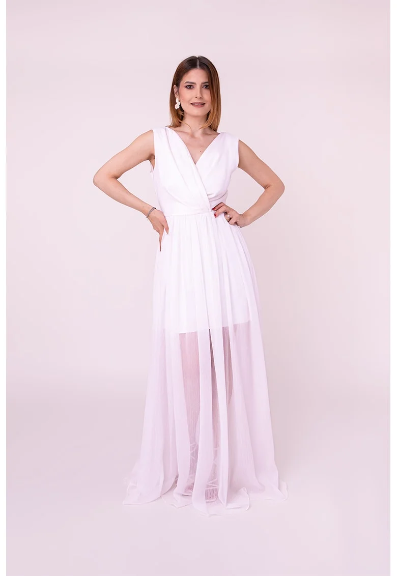 Rochie lunga Pure Essence, Alb