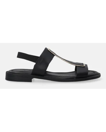 Sandale din piele pentru confort maxim, Negru