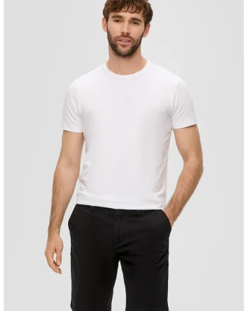 Pantaloni scurti de bumbac cu terminatii plisate, Negru