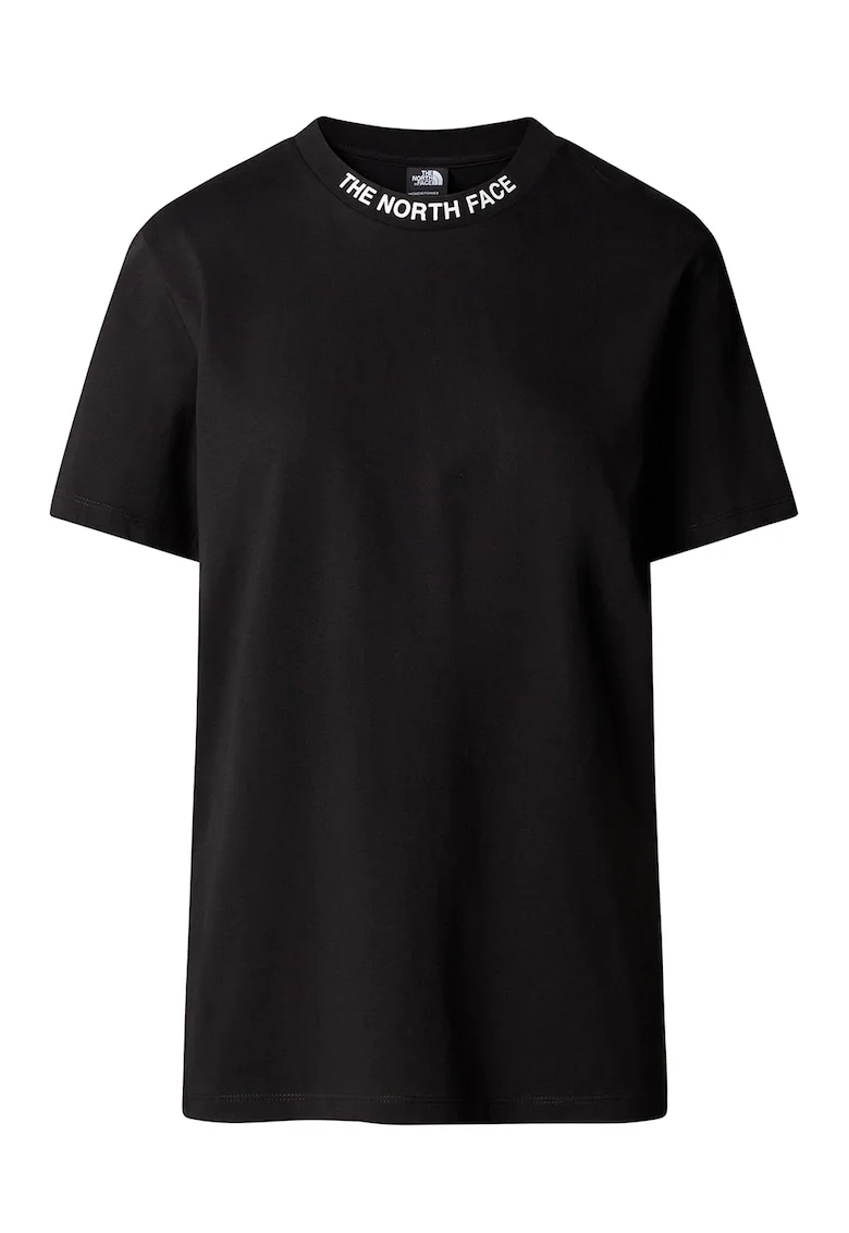 Tricou cu decolteu la baza gatului Zumu, Negru